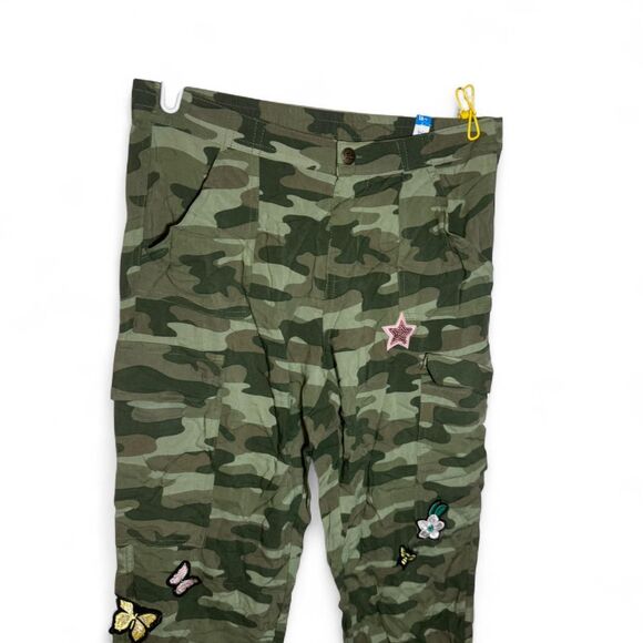 Justice Girls Camo Patch Pants NWT Size 16 Regular - Picture 2 of 5
